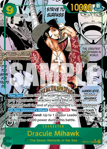 Dracule Mihawk OP14-119 · P2