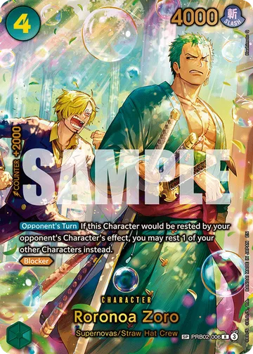 Roronoa Zoro PRB02-006 · P2