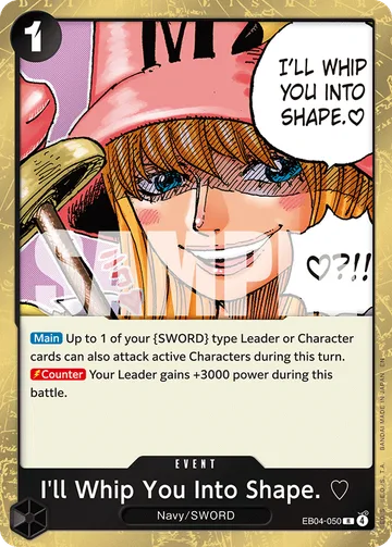 I'll Whip You Into Shape. ♡ EB04-050