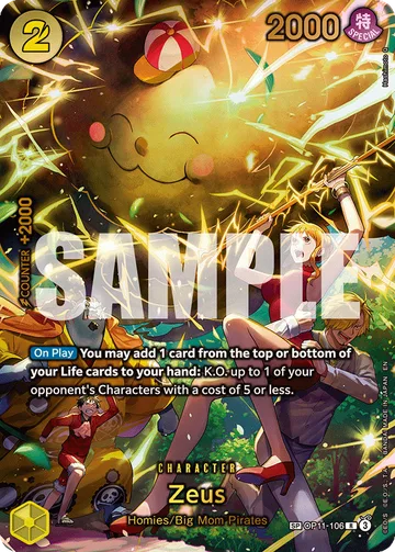 Zeus OP11-106 · P2, carta de One Piece de Booster Pack OP15-EB04