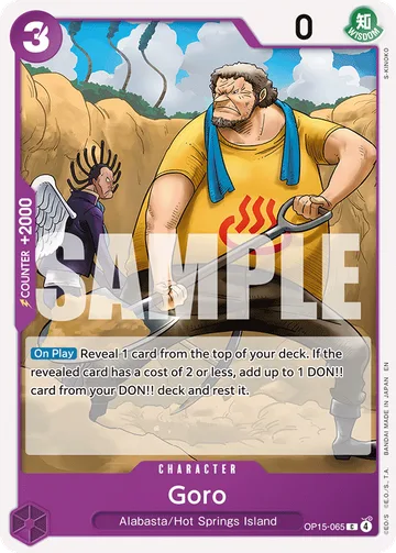 Goro OP15-065, carta de One Piece de Booster Pack OP15-EB04