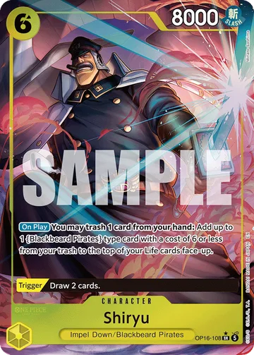 Shiryu OP16-108 · P1