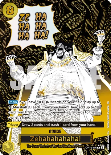 Zehahahahaha! OP16-116 · P1