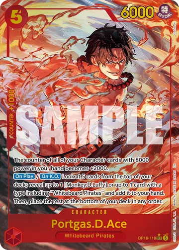 Portgas.D.Ace OP16-118 · P1