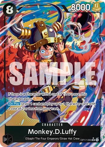 Monkey.D.Luffy OP17-093 · P1