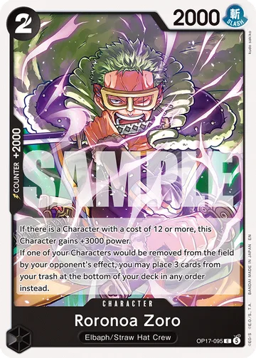 Roronoa Zoro OP17-095