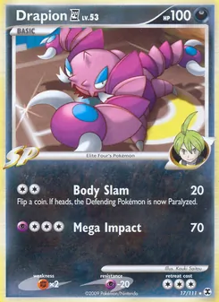 Drapion E4 17/111, carta de Pokémon de Rising Rivals