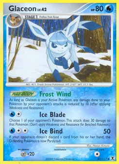 Glaceon 41/111, carta de Pokémon de Rising Rivals