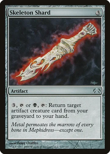 Skeleton Shard 127, carta de Magic: The Gathering de Planechase