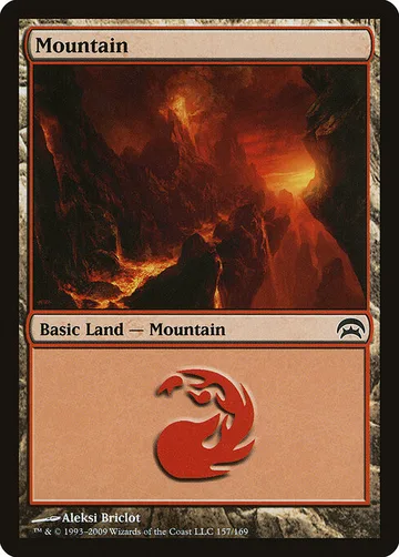 Mountain 157, carta de Magic: The Gathering de Planechase