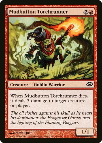 Mudbutton Torchrunner 49, carta de Magic: The Gathering de Planechase 2012
