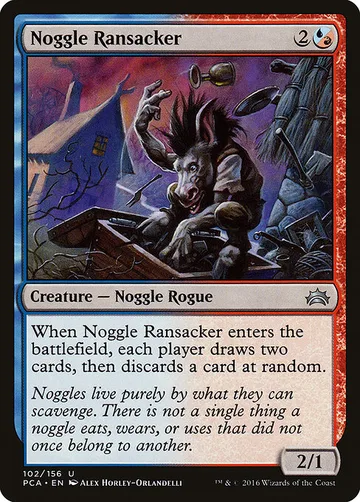 Noggle Ransacker 102, carta de Magic: The Gathering de Planechase Anthology