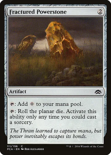 Fractured Powerstone 111, carta de Magic: The Gathering de Planechase Anthology