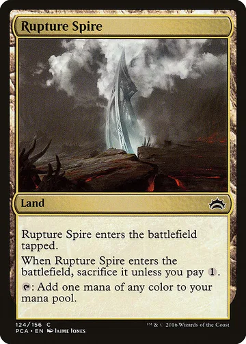 Rupture Spire 124, carta de Magic: The Gathering de Planechase Anthology