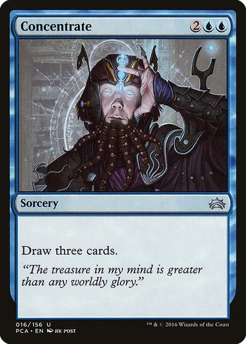 Concentrate 16, carta de Magic: The Gathering de Planechase Anthology