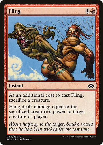 Fling 44, carta de Magic: The Gathering de Planechase Anthology