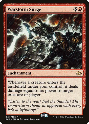 Warstorm Surge 54, carta de Magic: The Gathering de Planechase Anthology