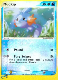 Mudkip 10/40, carta de Pokémon de Nintendo Black Star Promos