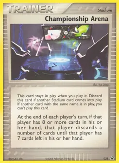 Championship Arena 28/40, carta de Pokémon de Nintendo Black Star Promos