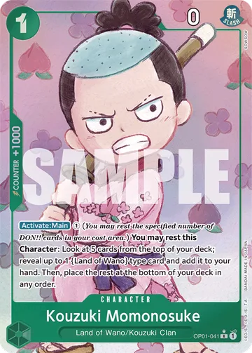 Kouzuki Momonosuke OP01-041 · P5
