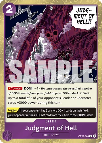 Judgment of Hell OP02-089 · R1