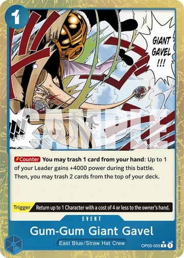 Gum-Gum Giant Gavel OP03-055 · P3