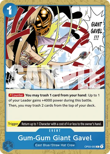 Gum-Gum Giant Gavel OP03-055 · R1