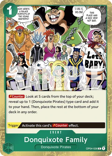 Donquixote Family OP04-036 · P2