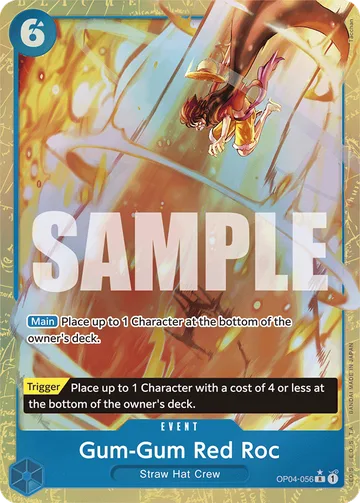 Gum-Gum Red Roc OP04-056 · P4