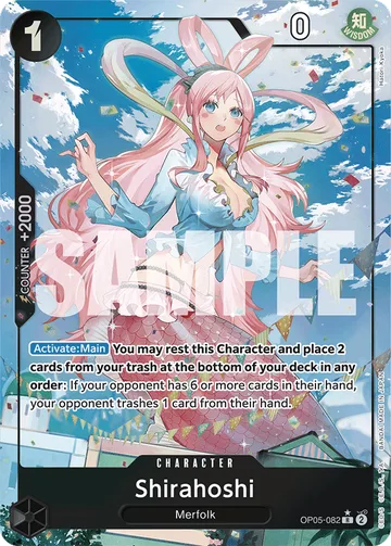 Shirahoshi OP05-082 · P3, carta de One Piece de One Piece Card the Best