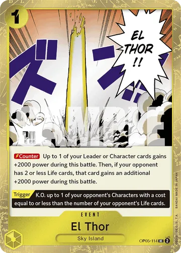El Thor OP05-114 · P2