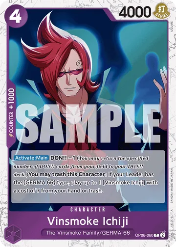 Vinsmoke Ichiji OP06-060 · P2