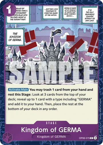 Kingdom of GERMA OP06-079 · P2