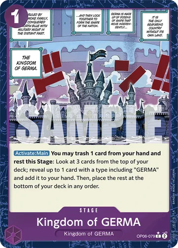 Kingdom of GERMA OP06-079 · P3