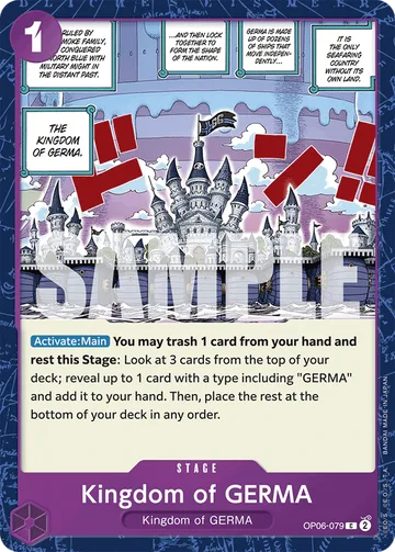 Kingdom of GERMA OP06-079 · R1