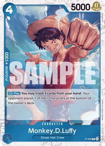 Monkey.D.Luffy P-055 · P2