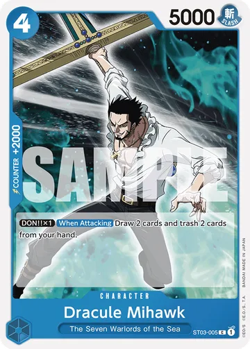 Dracule Mihawk ST03-005 · R2, carta de One Piece de One Piece Card the Best