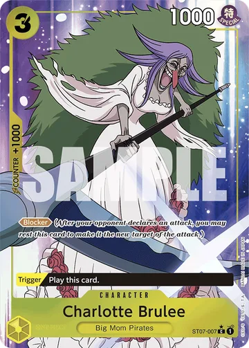 Charlotte Brulee ST07-007 · P3, carta de One Piece de One Piece Card the Best