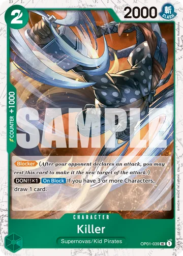 Killer OP01-039 · P1