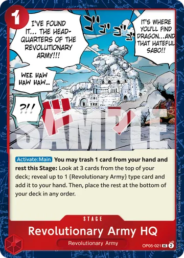 Revolutionary Army HQ OP05-021 · P1
