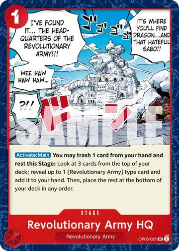 Revolutionary Army HQ OP05-021 · R1