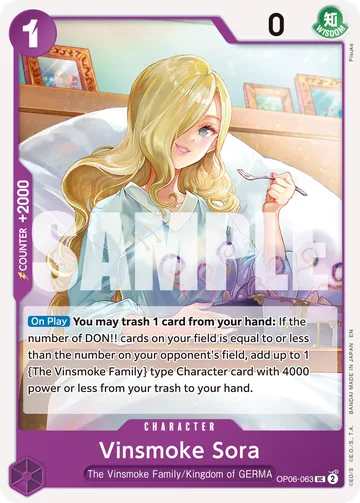 Vinsmoke Sora OP06-063 · R1