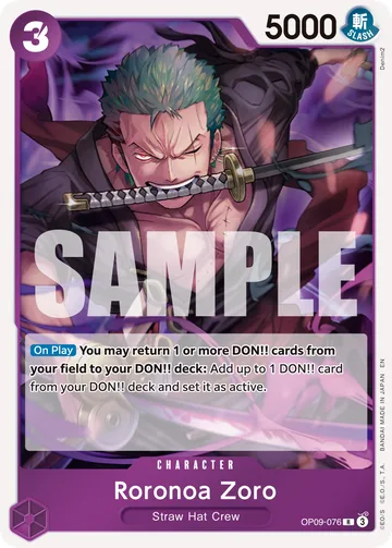 Roronoa Zoro OP09-076 · R2
