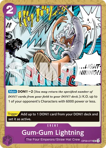 Gum-Gum Lightning OP09-077 · R2