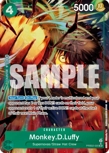 Monkey.D.Luffy PRB02-005 · P1