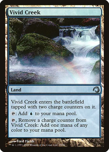 Vivid Creek 35, carta de Magic: The Gathering de Premium Deck Series: Slivers