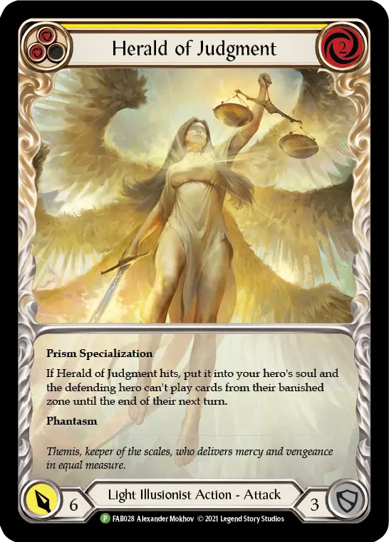 Herald of Judgment (Yellow)