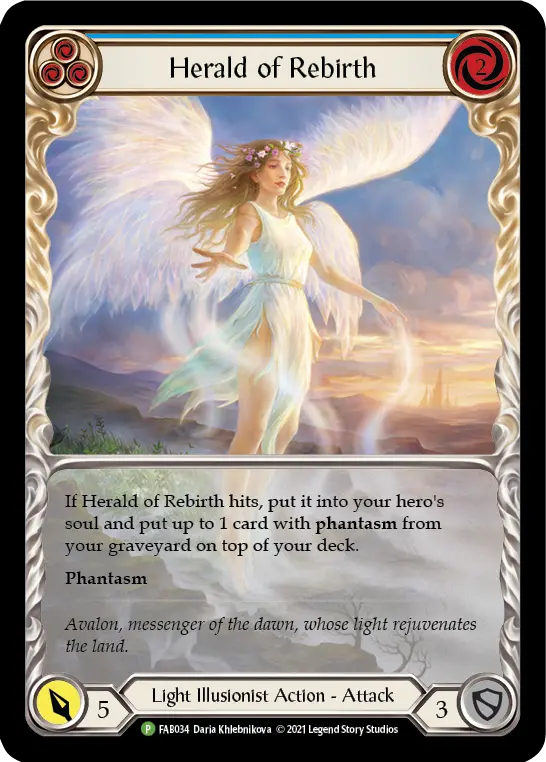 Herald of Rebirth (Blue) FAB034