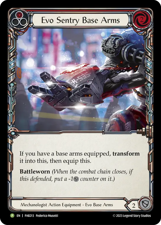 Evo Sentry Base Arms (Red)