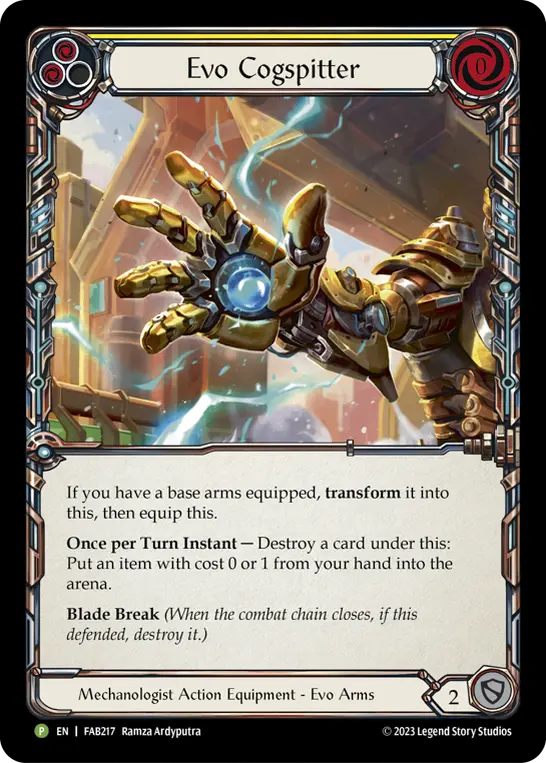 Evo Cogspitter (Yellow)